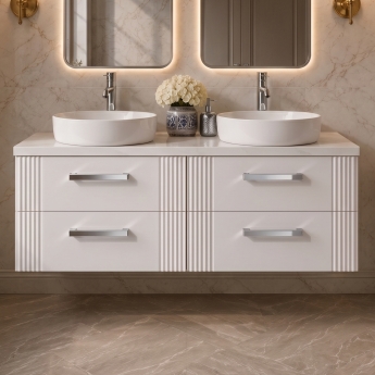Delphi Bentley 1200mm 4-Drawer Wall Hung Countertop Vanity Unit | Product Image