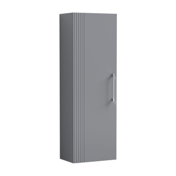 Delphi Bentley Grey 400mm 1-Door Wall Hung Tall Unit | Product Image