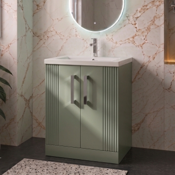 Delphi Bentley 500mm 2-Door Floor Standing Vanity Unit | Product Image