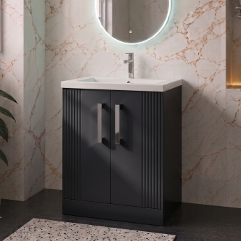 Delphi Bentley 500mm 2-Door Floor Standing Vanity Unit | Product Image