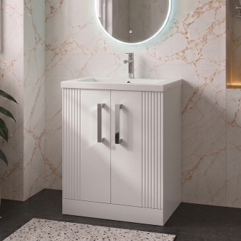 Delphi Bentley 500mm 2-Door Floor Standing Vanity Unit | Product Image