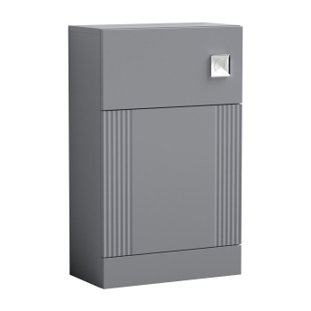 Delphi Bentley Grey 500mm Back to Wall Toilet WC Unit | Product Image