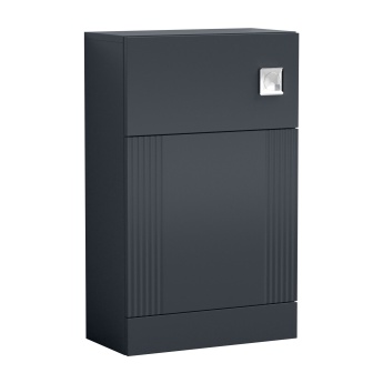 Delphi Bentley Soft Black 500mm Back to Wall Toilet WC Unit | Product Image