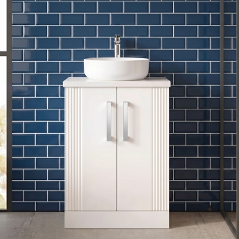 Delphi Bentley 600mm 2-Door Floor Standing Countertop Vanity Unit | Product Image