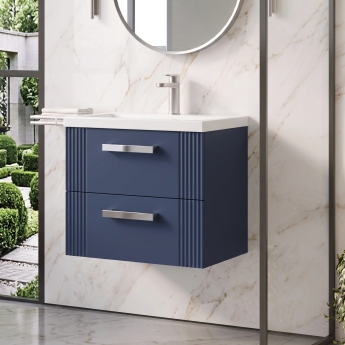 Delphi Bentley 600mm 2-Drawer Wall Hung Vanity Unit | Product Image