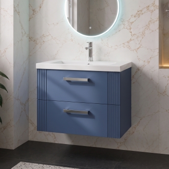 Delphi Bentley 800mm 2-Drawer Wall Hung Vanity Unit | Product Image
