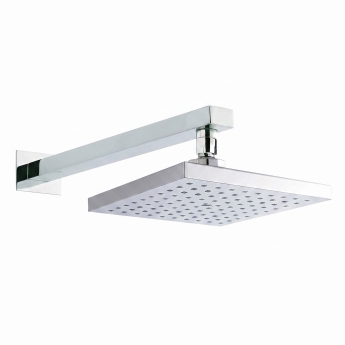 Delphi Bramwell Thermostatic Dual Concealed Mixer Shower with Fixed Shower Head - Chrome | Product Image