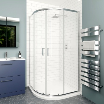 Delphi Calibre Chrome 6mm Quadrant Shower Enclosure (1900mm High) | Product Image