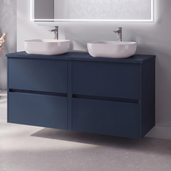 Delphi Cassidy 1200mm 4-Drawer Wall Hung Countertop Vanity Unit | Product Image