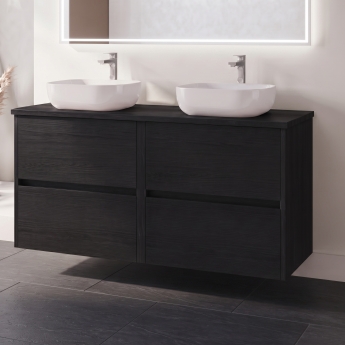 Delphi Cassidy 1200mm 4-Drawer Wall Hung Countertop Vanity Unit | Product Image