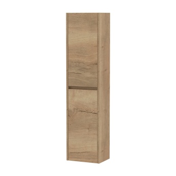 Delphi Cassidy Autumn Oak 350mm 2-Door Wall Hung Tall Unit | Product Image