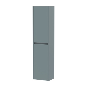 Delphi Cassidy Coastal Grey 350mm 2-Door Wall Hung Tall Unit | Product Image