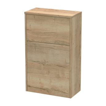 Delphi Cassidy Autumn Oak 500mm Back to Wall Toilet WC Unit | Product Image