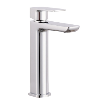 Delphi Dive Chrome High Rise Tall Mono Basin Mixer Tap | Product Image