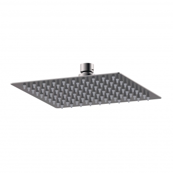 Delphi Edge Brushed Pewter Triple Concealed Shower Set with Fixed Head and Handset