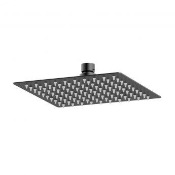 Delphi Edge Black Dual Concealed Shower Set with Fixed Head