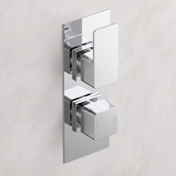 Delphi Edge Chrome 1-Outlet Dual Concealed Shower Valve | Product Image