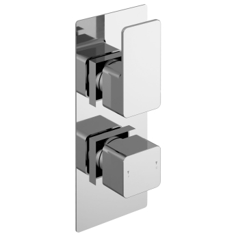 Delphi Edge Chrome 2-Outlet Dual Concealed Shower Valve | Product Image