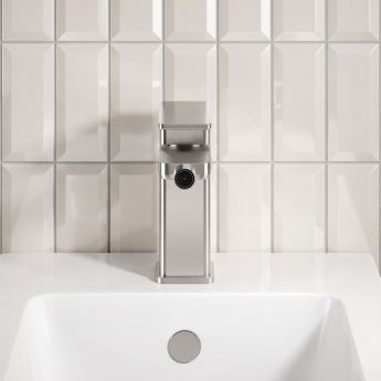 Delphi Edge Chrome Mono Bidet Mixer Tap (inc Pop-Up Waste) | Product Image