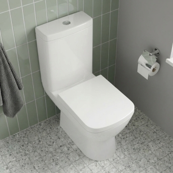 Delphi Entice Compact Close Coupled Toilet (inc Soft Close Seat) | Product Image