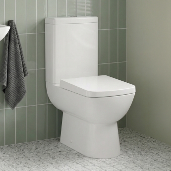 Delphi Entice Compact Close Coupled Toilet (inc Soft Close Seat) | Product Image