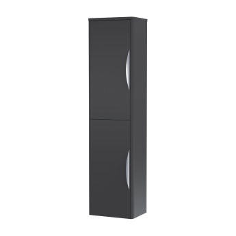 Delphi Envoy Soft Black 350mm 2-Door Wall Hung Tall Unit | Product Image