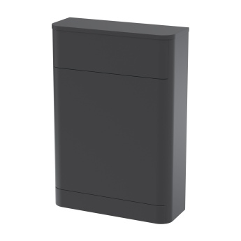Delphi Envoy Soft Black 550mm Back to Wall Toilet WC Unit | Product Image