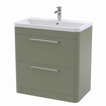 Delphi Envoy 800mm 2-Drawer Floor Standing Vanity Unit (inc Basin) | Product Image