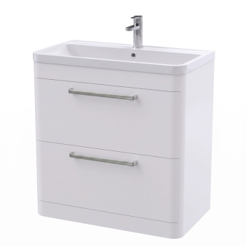 Delphi Envoy 800mm 2-Drawer Floor Standing Vanity Unit (inc Basin) | Product Image