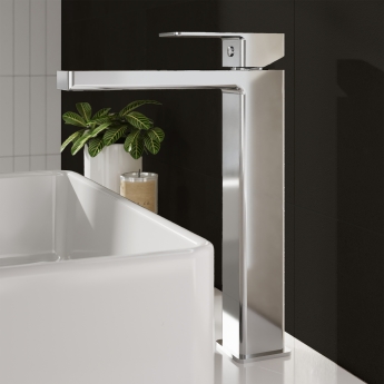 Delphi Fathom Chrome High Rise Tall Mono Basin Mixer Tap | Product Image