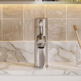 Delphi Fresh Chrome Mono Basin Mixer Tap (inc Press Top Waste) | Product Image