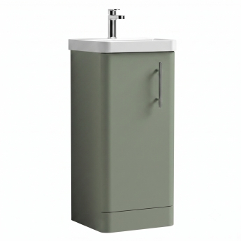 Delphi Glade 400mm 1-Door Floor Standing Cloakroom Vanity Unit (inc Basin) | Product Image