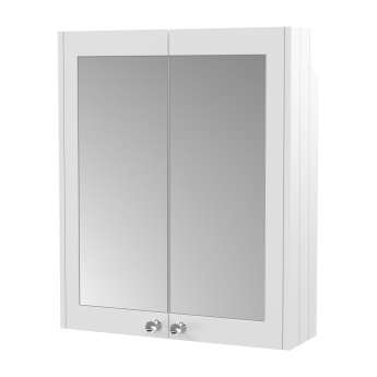 Delphi Hayloft 600mm 2-Door Mirrored Bathroom Cabinet | Product Image