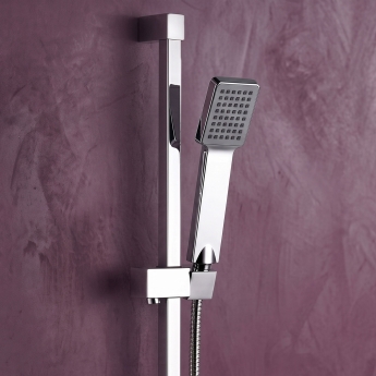 Delphi Holbrook Thermostatic Triple Concealed Mixer Shower with Shower Kit + Fixed Shower Head - Chrome | Product Image