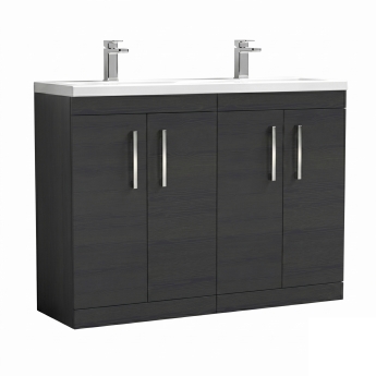Delphi Horizon 1200mm 4-Door Floor Standing Vanity Unit (inc Basin) | Product Image