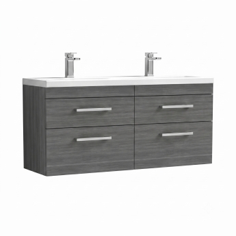 Delphi Horizon 1200mm 4-Drawer Wall Hung Vanity Unit (inc Basin) | Product Image