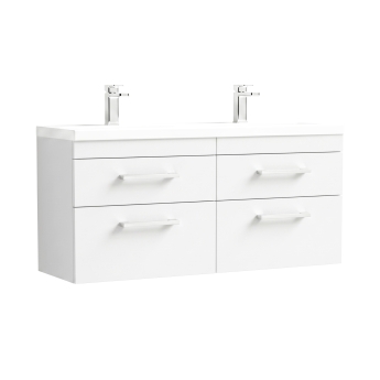 Delphi Horizon 1200mm 4-Drawer Wall Hung Vanity Unit (inc Basin) | Product Image