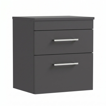 Delphi Horizon 500mm 2-Drawer Wall Hung Countertop Vanity Unit | Product Image