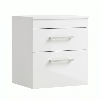 Delphi Horizon 500mm 2-Drawer Wall Hung Countertop Vanity Unit | Product Image
