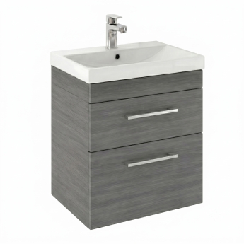 Delphi Horizon 500mm 2-Drawer Wall Hung Vanity Unit (inc Basin) | Product Image