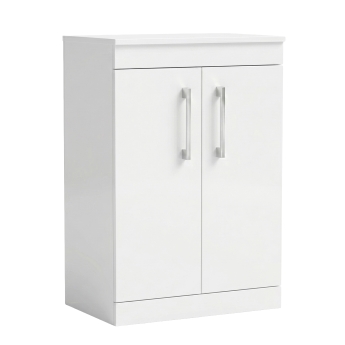 Delphi Horizon 600mm 2-Door Floor Standing Countertop Vanity Unit | Product Image