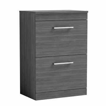 Delphi Horizon 600mm 2-Drawer Floor Standing Countertop Vanity Unit | Product Image
