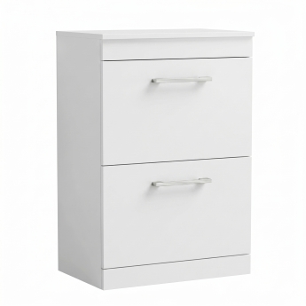 Delphi Horizon 600mm 2-Drawer Floor Standing Countertop Vanity Unit | Product Image