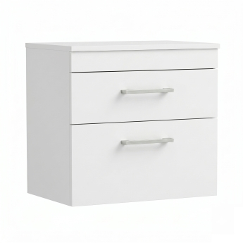 Delphi Horizon 600mm 2-Drawer Wall Hung Countertop Vanity Unit | Product Image