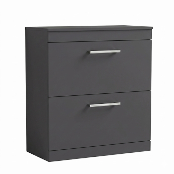 Delphi Horizon 800mm 2-Drawer Floor Standing Countertop Vanity Unit | Product Image