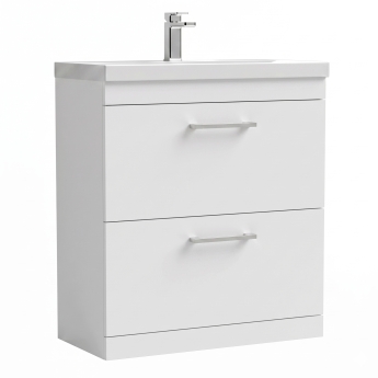 Delphi Horizon 800mm 2-Drawer Floor Standing Vanity Unit (inc Basin) | Product Image