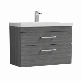 Delphi Horizon 800mm 2-Drawer Wall Hung Vanity Unit (inc Basin) | Product Image
