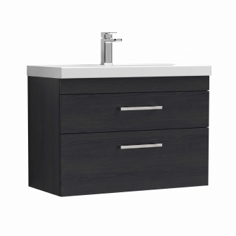 Delphi Horizon 800mm 2-Drawer Wall Hung Vanity Unit (inc Basin) | Product Image