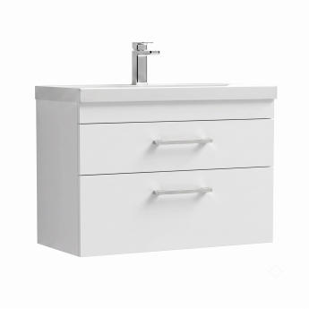 Delphi Horizon 800mm 2-Drawer Wall Hung Vanity Unit (inc Basin) | Product Image