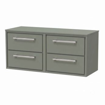 Delphi Lodge 1200mm 4-Drawer Wall Hung Countertop Vanity Unit | Product Image